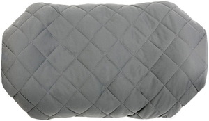 Надувная подушка Pillow Luxe Grey, серая, фото 1