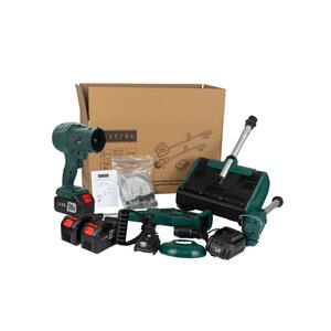 Набор аккумуляторного инструмента Zitrek (ZKST25, GreenCut 24, ZKBL21V) 3 в 1, 2x7.5Ач, адаптер в ко, фото 2