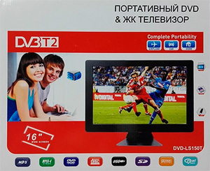 Цифровой DVB-T2 телевизор с DVD Eplutus LS-150T, фото 6