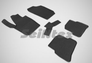 Резиновые коврики Сетка Seintex для   SEAT IBIZA 2012- (компл)