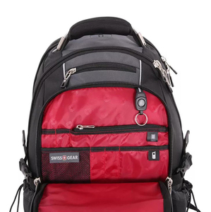 Рюкзак Swissgear 15”,чёрный/серый, 34x23x48 см, 38 л, фото 6