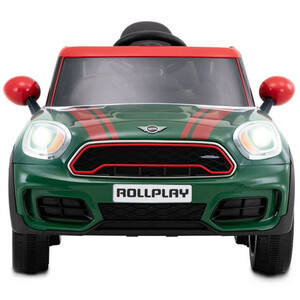 Детский электромобиль ROLLPLAY MINI COUNTRYMAN Premium 12V Green, фото 6