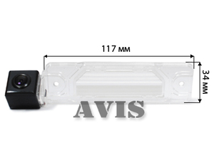 CMOS штатная камера заднего вида AVEL AVS312CPR для RENAULT KOLEOS (#072), фото 2