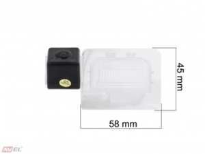 CMOS ИК штатная камера заднего вида AVS315CPR (#188) для автомобилей KIA, фото 2