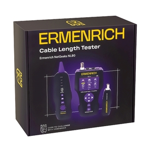 Измеритель длины кабеля Ermenrich NetGeeks NL80, фиолетовый, фото 10