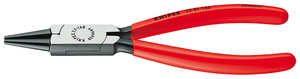 Круглогубцы, губки d3x30 мм, длина 160 мм, фосфатированные, обливные ручки KNIPEX KN-2201160, фото 1