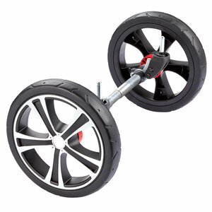 Колеса передние для колясок GESSLEIN F6, серебристый, диаметр 12 дюймов