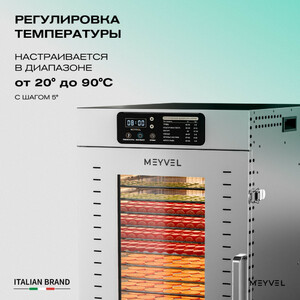 Дегидратор Meyvel MDH18-1S (Нержавеющая Сталь), фото 11