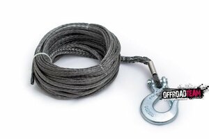 Трос синтетический OffroadTeam Professional 6,3мм х 15м, с крюком, фото 2