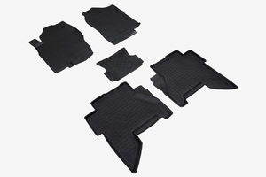 Резиновые коврики с высоким бортом Seintex для Nissan Pathfinder III 2004-2014