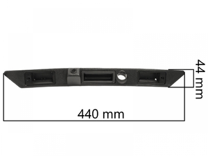 CCD штатная камера заднего вида AVEL AVS321CPR для AUDI A3/A6/A8/Q7, интегрированная с ручкой багажника и планкой (#005), фото 2