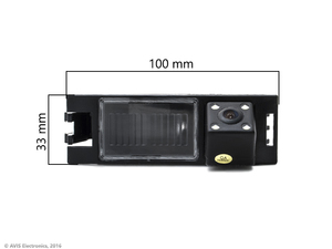 CMOS ECO LED штатная камера заднего вида AVEL Electronics AVS112CPR (#027) для HYUNDAI IX35 / KIA CEE'D II HATCHBACK (2012-...), фото 2