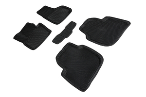 Коврики EVA 3D соты для Skoda Superb II 2008-2015 (черные, 95435)