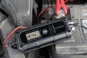 Зарядное устройство Battery Service Kolben 6/12В, 1А/4А KB-C40, фото 4