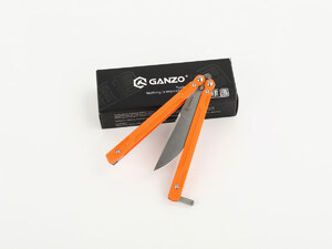 Нож-бабочка Ganzo G766-OR, оранжевый, фото 4