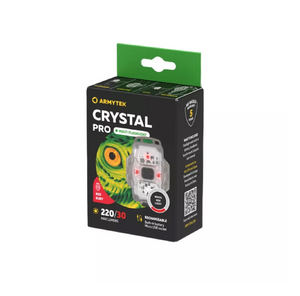 Мультифонарь Armytek Crystal Pro Green, холодный белый и красный свет, велосипедное и налобное крепление, ремешок (F07101B), фото 5