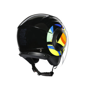 Шлем AGV ORBYT TOP Sun&Moon 46 Black XS, фото 5