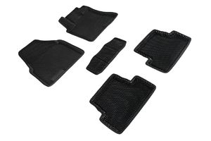 Коврики EVA 3D ромб для Nissan Qashqai 2007-2014 (черные, 95327)
