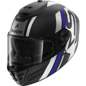 Шлем Shark SPARTAN RS CARBON SHAWN MAT Black/Blue/Silver (XXL)