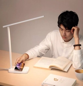 Настольная лампа Baseus Lett с беспроводной зарядкой Wireless Charging folding Desk Lamp White, фото 2
