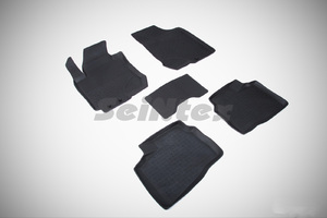 Резиновые коврики с высоким бортом Seintex для Hyundai Elantra IV 2006-2011 / i30 2009-2012