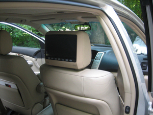 Подголовник со встроенным DVD плеером и LCD монитором 9" Avel AVS0943T (Бежевый) , фото 5
