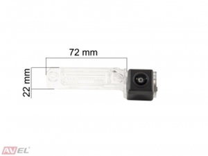 CCD HD штатная камера заднего вида AVS327CPR (#100) для автомобилей SEAT/ SKODA/ VOLKSWAGEN, фото 2
