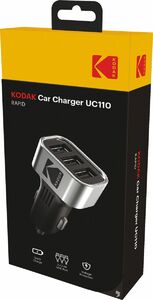 Автомобильное зарядное устройство KODAK UC110(3 USB, Quick Charge 3.0), фото 4