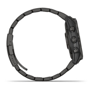 Умные часы Garmin Fenix 7 Sapphire Solar титановый серый DLC с серым титановым DLC браслетом, фото 8