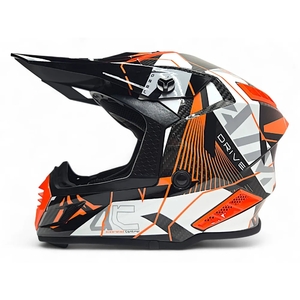 Шлем AiM RH855 Carbon RAZOR White/Red глянцевый S, фото 3