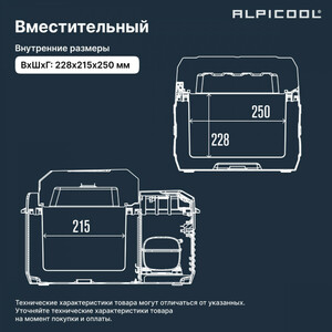 Автохолодильник Alpicool NL12 (12/24), фото 5