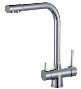 Смеситель для кухни ZORG Sanitary (ZR 348 YF NICKEL) Никель, фото 1