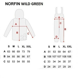Костюм зимний Norfin Hunting WILD GREEN 06( хаки  р.XXXL), фото 11