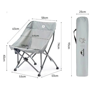 Кресло Naturehike Moon Chair CNK23JU0001 складное серый,6976023929786, фото 11