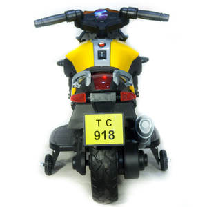 Детский мотоцикл Toyland Minimoto JC918 Желтый, фото 6