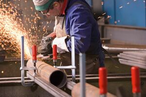 Струбцина Bessey GZ16 цельнометаллическая 160/80, 6 кН, деревянная ручка, BE-GZ16, фото 6