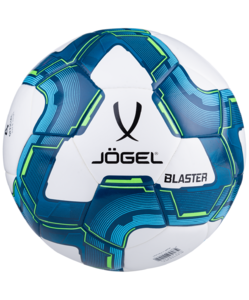 Мяч футзальный Jögel Blaster №4, белый/синий/голубой, фото 1
