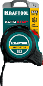 Профессиональная рулетка с автостопом KRAFTOOL AutoStop 10м х 25мм 3412-10-25, фото 7