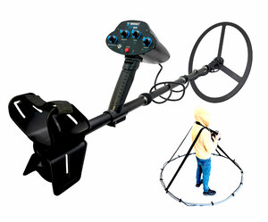 Глубинный металлоискатель Tianxun PI300 RU, импульсный, с катушкой 23 дюйма и рамкой 160*160