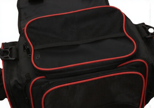 Сумка с коробками Abu Garcia Tackle Box Bag Systems (Bag WWhite 4 Boxes Small) 42x24x30cm Black/Red, фото 2