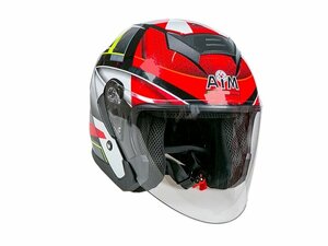 Шлем AiM JK526 Red/Grey/Black L, фото 1