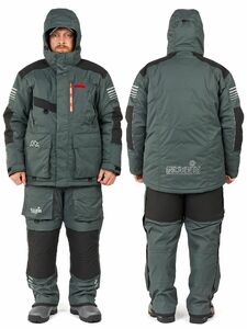 Костюм зимний  Norfin EXTREME 5 PRO 01(черно- серый S ), фото 2
