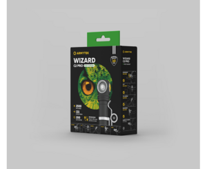 Фонарь налобный Armytek Wizard C2 Pro v4 Magnet USB + ABM01 + 18650, XHP50.2, Холодный свет, 2500 лм, 1x18650, фото 6