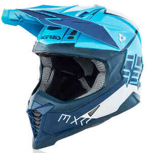 Шлем Acerbis X-RACER VTR White/Blue XS, фото 1