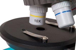 Набор микроскоп Levenhuk LabZZ M101 Azure\Лазурь + предметные стекла 76х25 мм (50шт), фото 5