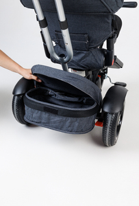 Велосипед коляска трехколесный с ручкой, Tech Team Luxury music черный 2026, фото 6