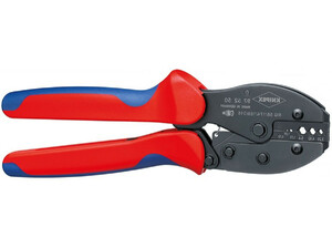Пресс-клещи KNIPEX PreciForce, 6 гнёзд, штекеры коаксиал/BNC, RG 58/174/188/316, длина 220 мм, фото 2