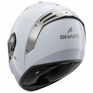 Шлем SHARK SPARTAN RS BLANK White/Silver Glossy XL, фото 2