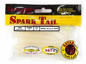 Виброхвосты съедоб. искусст. LJ Pro Series Spark Tail 4,0in (10,10)/033 5шт., фото 3