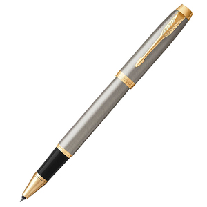 Parker IM Core - Brushed Metal GT, ручка-роллер, F, BL, фото 1